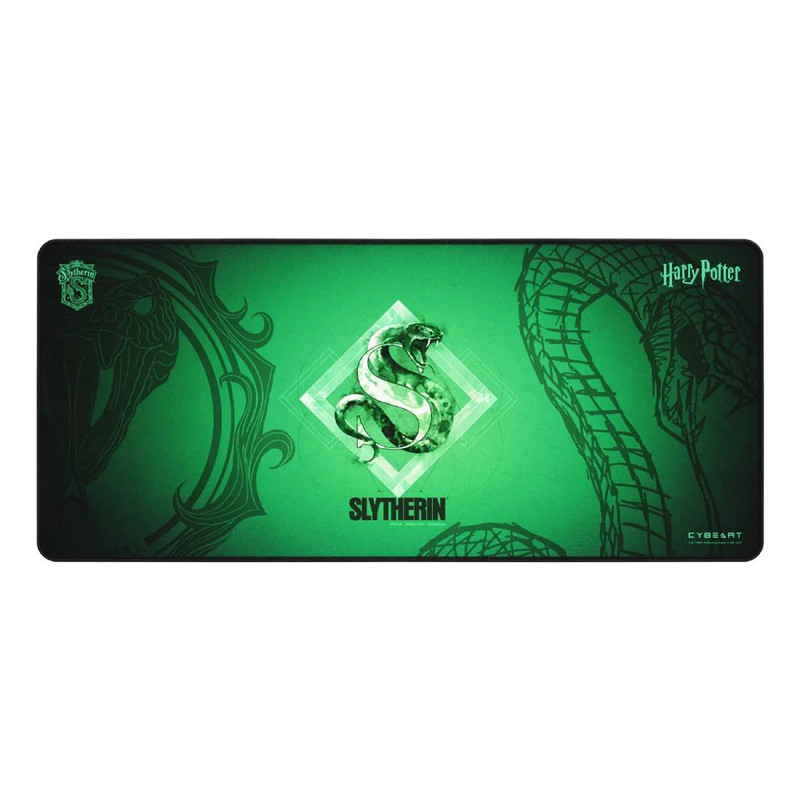 Cybeart Licensed Slytherin Rapid XXL Gaming MousePad - Slytherin Edition - حصيرة فأرة